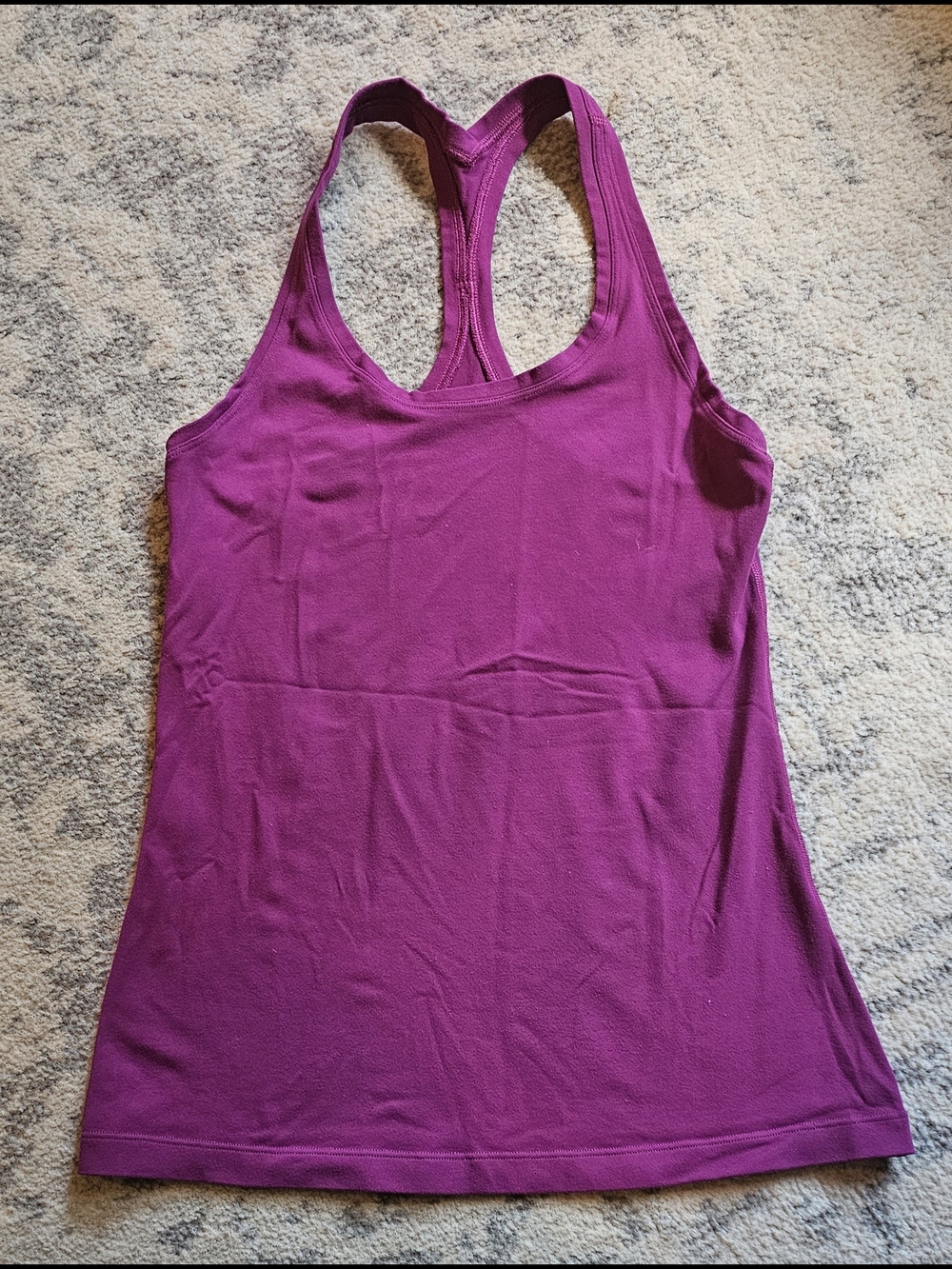 Lululemon Tank Top Womens Small Purple Racerback Yoga Gym Workout Sports Logo